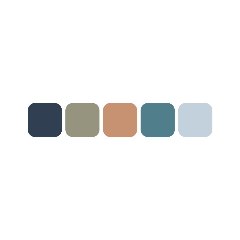 Privilee brand color palette – Refined color scheme featuring neutral tones and gold accents for a luxury lifestyle experience